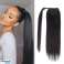 Black Ponytail plaukų priauginimas: pakelkite savo ponytail stilių! nuotrauka 4