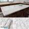 Oppgrader plassen din med MERBLI selvklebende marmorklistremerke (hvit-60CM x 3M) bilde 4
