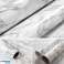 Oppgrader plassen din med MERBLI selvklebende marmorklistremerke (hvit-60CM x 3M) bilde 3