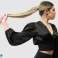 Blond Ponytail Hair Extensions: Løft din hestehale stil! bilde 4