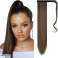 Bruine paardenstaart Hair Extensions: Til je paardenstaartstijl naar een hoger niveau! foto 3