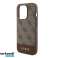 Guess iPhone 15 Pro Magsafe Hard Back Case - 4G Pu Bottom - Brown J-TOO image 4