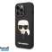 Karl Lagerfeld Hard Back Case for iPhone 14 Pro Max - Karl's Head - Magsafe Compatible - Black J-TOO image 1