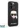 Karl Lagerfeld Hard Back Case for iPhone 14 Pro Max - Karl's Head - Magsafe Compatible - J-TOO Black image 3