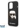 Karl Lagerfeld Hard Back Case for iPhone 14 Pro Max - Karl's Head - Magsafe Compatible - J-TOO Black image 4