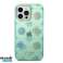 Guess iPhone 14 Pro Max Hard Back Case - Peony Glitter - Turquoise J-TOO image 2