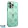 Guess iPhone 14 Pro Max Hard Back Case - Peony Glitter - Turquoise J-TOO image 3