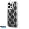 iPhone 14 Pro Max için Karl Lagerfeld TPU Arka Kılıf - Sıvı Parıltılı - Monogram - Siyah J-TOO fotoğraf 1