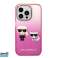 Karl Lagerfeld iPhone 14 Pro Twarde Tylne Etui - K&amp;C - Gradient - Różowy J-TOO zdjęcie 2