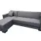 Divano Posten, divano angolare, divano DUGO1 in grigio e beige con funzione letto e box contenitore foto 1