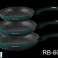 3 PIECES FRYING PANS SET - Rosa Bella -3 colors available image 2