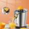 Espremedor Cítrico Elétrico com Motor Silencioso, Bico Anti-Gotejamento e 2 Cones para Laranja, Limão, Toranja, Máquina de Lavar Louça Seguro, Fácil de Limpar, Aço Inoxidável foto 4