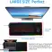 RGB Gaming Mouse Pad - XXL Grande LED Mouse Pad 800x300mm, 12 RGB Light Effects Gaming Mouse Pad Base de borracha para teclado, Laptop - Preto foto 4