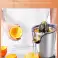 Espremedor Cítrico Elétrico com Motor Silencioso, Bico Anti-Gotejamento e 2 Cones para Laranja, Limão, Toranja, Máquina de Lavar Louça Seguro, Fácil de Limpar, Aço Inoxidável foto 3