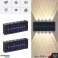 2x Alogy Solar Wall Lamp Outdoor IP65 2V image 1