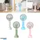 Hordozható ventilátor Kis kézi ventilátor Asztali újratölthető kézi ventilátor Mini USB kézi ventilátor USB ventilátor asztali mini ventilátor USB újratölthető Mini asztali ventilátor USB levegő kép 3