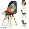 Conjunto de 4 cadeiras em patchwork foto 1