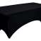 Nappe universelle nappe traiteur 180 cm noir souple photo 1