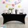 Nappe universelle nappe traiteur 180 cm noir souple photo 2