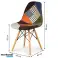 Conjunto de 4 cadeiras em patchwork foto 4