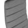 Krēsli ar konturētu atzveltni- VELVET GREY - 4 gab attēls 3