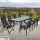 Lot de 2 chaises de jardin pliantes en acier avec dossier ajustable - noir photo 5