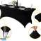 Nappe universelle nappe traiteur 180 cm noir souple photo 5
