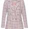 020078 The checked jacket made of bouclé fabric by the German company Lascana gives women a special femininity and tenderness image 2