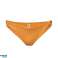 Orange strukturierte vorgeformte Bikini-Sets für Damen Bild 4