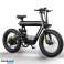 Wholesale set 12x Electric bike with shifter FATBIKE T20+ black 500W 45 km/h image 2