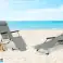 Vrtna ležaljka za plažu, sklopivi ležaj 2 u 1 slika 5
