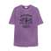 T-shirts French Disorder Hula Dance délavés violets pour hommes photo 2