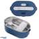 Adler AD 4505 blue Food Container Heated Lunch Box Set Container Separator Spoon 0 8L 55W image 2
