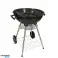 Garden charcoal grill for briquettes lockable with lid, ventilation and shelf image 6
