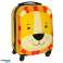 Vaikų kelioninis lagaminas rankinis bagažas ant ratų liūtas nuotrauka 1