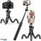 Selfie stick L07S Bluetooth statyw Fleksibelt stativ Sort billede 1