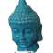 Kerámia Buddha fej keverje össze a színeket dekoratív kép 2