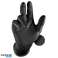 Set mit 50 Stück Schwarze Nitril-Grippaz-Handschuhe, dick und widerstandsfähig, Größe M Bild 1