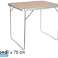Folding table in wood or white 80x60x70 cm image 1