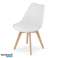 Chaise MARK Blanc x 4 Bois, polypropylène, éco cuir photo 2