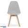 KITO chair - gray x 4 Wood, polypropylene image 1