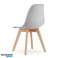KITO chair - gray x 4 Wood, polypropylene image 3