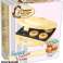 Macchina per ciambelle/torte a forma di turbante, macchina per waffle per 6 mini torte turbante, con rivestimento antiaderente e Spia foto 1