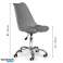 Chaise de bureau pivotante avec coussin DARK GREY PC-009 photo 4