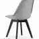 Chaise MARK - pieds gris / noir x 4 photo 1