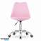 Chaise pivotante ALBA - rose photo 1