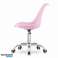 Chaise pivotante ALBA - rose photo 2