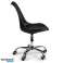 Chaise de bureau pivotante avec coussin PC-009 NOIR photo 2