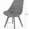 Chaise MARK - pieds gris / noir x 4 photo 4