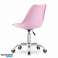 Chaise pivotante ALBA - rose photo 3